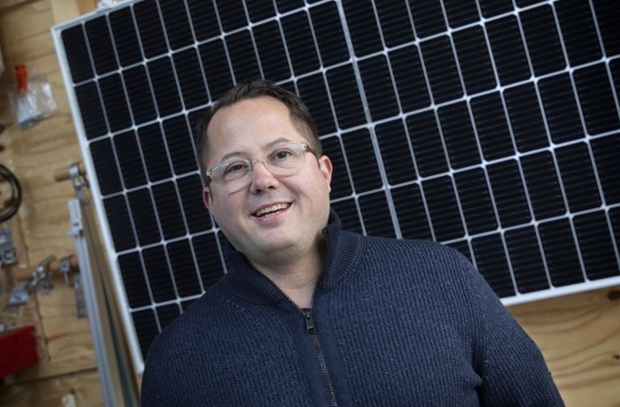 Energiewende im Nebenjob: Mister Balkonkraftwerk aus Deizisau