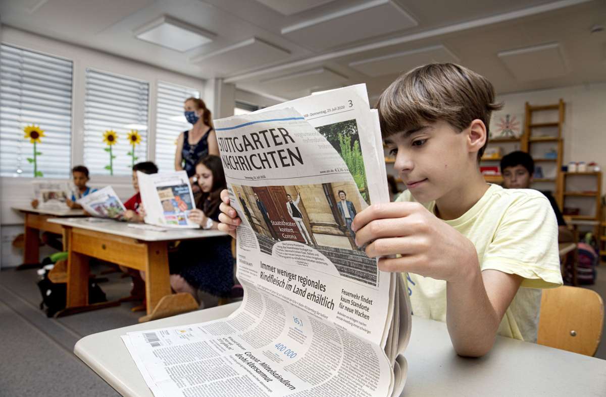 Wieder mit vielen spannenden Themen am Start: Das StN-Schulprojekt Nisch zielt darauf ab,  das Lesen  und die  Medienkompetenz zu fördern. Foto: Horst Rudel