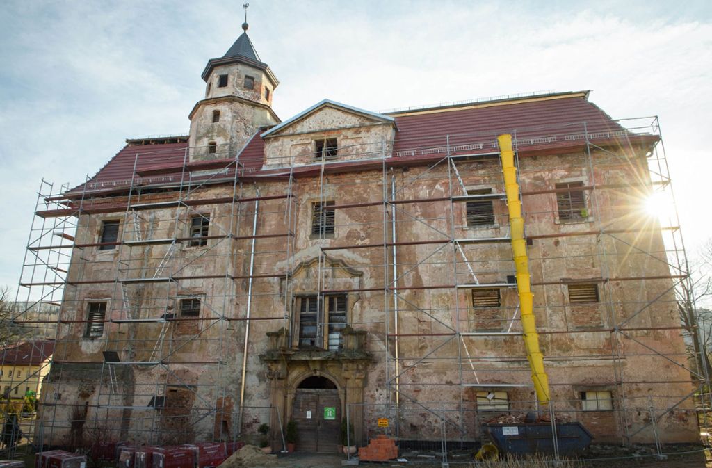 Das Palac Struga – Schloss Adelsbach – im polnischen Walbrzych.