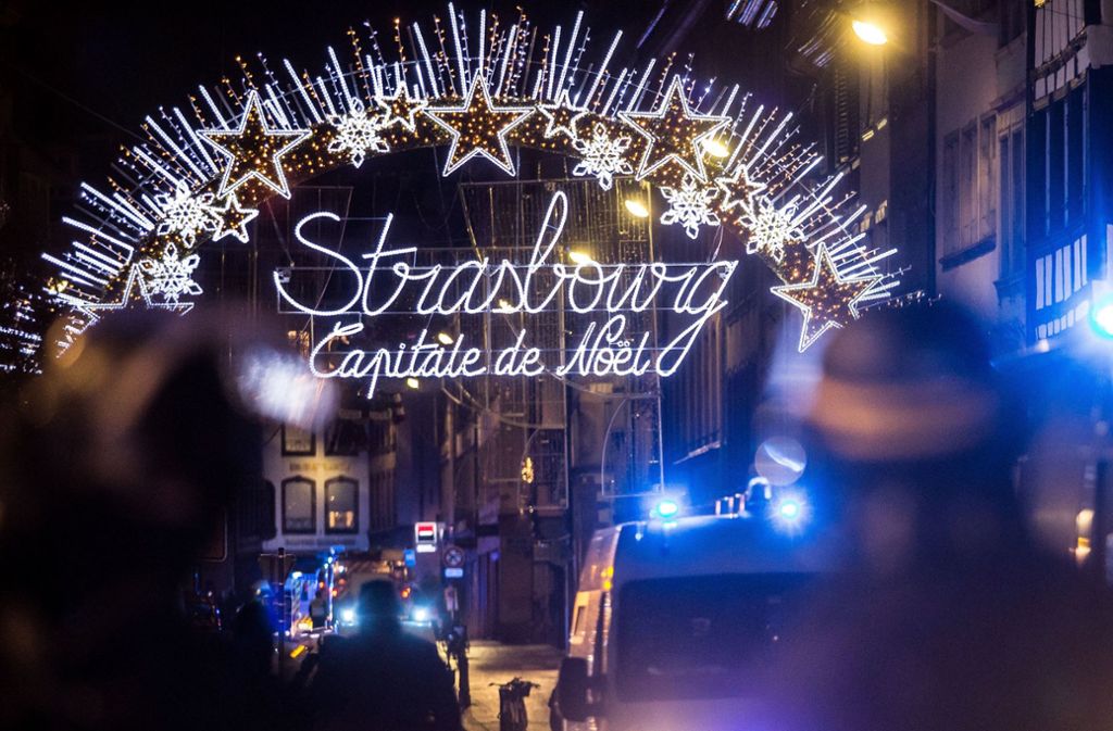 Auf dem Weihnachtsmarkt in Straßburg ist ein Anschlag verübt worden.