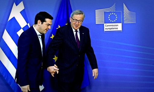 EU-Kommissionspräsident Jean-Claude Juncker (rechts) und Griechenlands Premier Alexis Tsipras Foto: dpa
