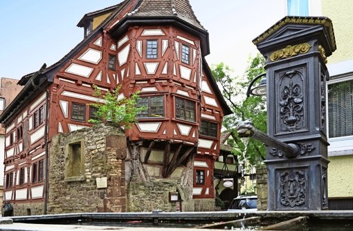 Die mittelalterliche Altstadt mit den Fachwerkbauten ist ein Juwel, das bekannter werden muss –  darüber waren sich Redner und  Bürger im  Kursaal einig. Foto: Zweygarth
