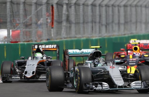 Nico Rosberg ist noch nicht Formel-1-Weltmeister. In Mexiko war Lewis Hamilton schneller. Foto: AP