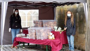 Brot und Gemüse in Hildrizhausen verteilt