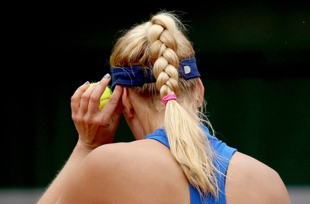 Für Sabine Lisicki ist Schluss bei den French Open. Foto: dpa