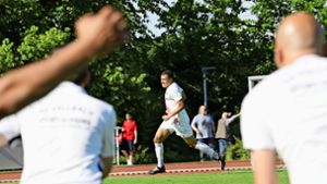 Jamie Miller hofft mit allen Beteiligten beim Aufsteiger SV Fellbach  auch in der Verbandsliga auf Grund zur Freude. Foto: Patricia Sigerist