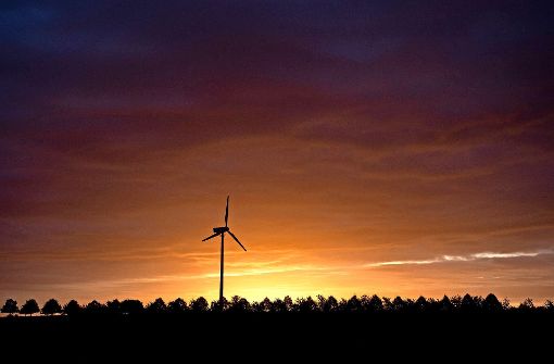 Ein Windrad inmitten von Wiesen und Bäumen: für manche die Zukunft der Energiegewinnung, für andere eine Zerstörung der Landschaft. Foto: dpa