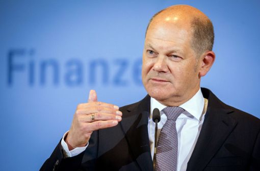 Finanzminister Olaf Scholz (SPD) stehen in den nächsten Jahren weniger Steuereinnahmen zur Verfügung als geplant. Foto: dpa/Kay Nietfeld
