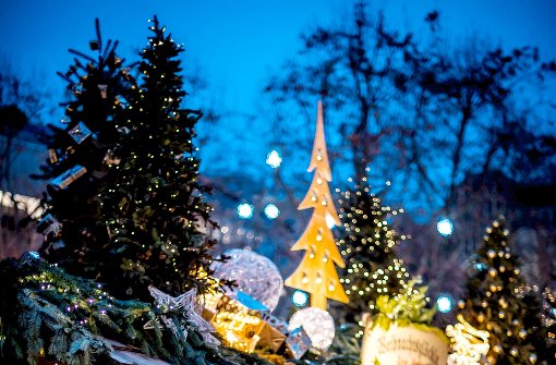 Am ersten Wochenende wollen viele Besucher des Stuttgarter Weihnachtsmarkts erst einmal die Angebote anschauen – aber dafür verweilen sie gern und lang. Foto: Lg/Max Kovalenko