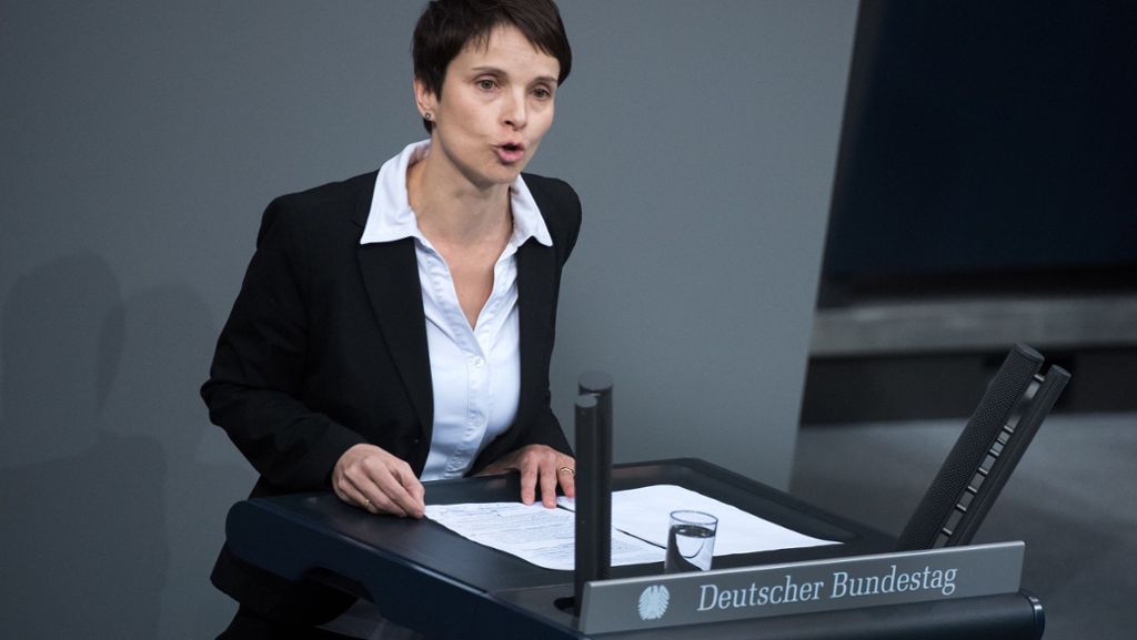 Bundestag in Berlin: Immunität Frauke Petrys erneut aufgehoben