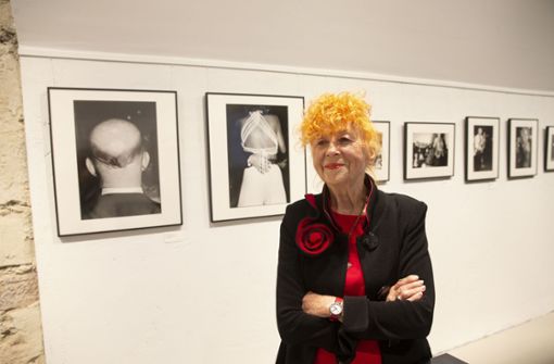 Zu Gast in Stuttgart: Herlinde Koelbl zur Eröffnung ihrer Ausstellung. Foto: gut/Leif Piechowski