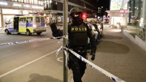 Die Polizei in Schweden hat einen Tatverdächtigen festgenommen Foto: AP