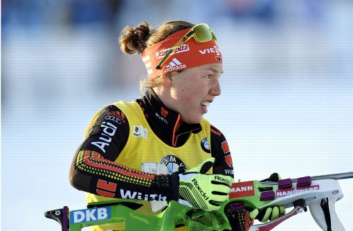 Laura Dahlmeier hat erstmals den Gesamtweltcup im Biathlon gewonnen. Foto: Lehtikuva