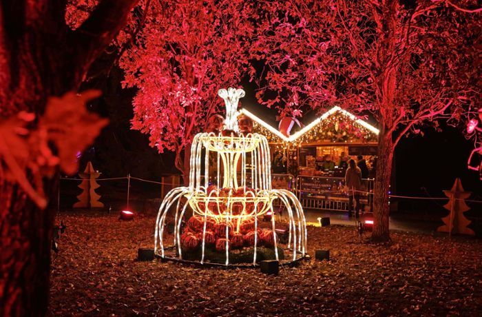 Christmas Garden in der Wilhelma: Ansturm auf die faszinierende Lichterwelt
