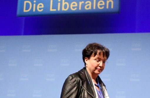 Schon lange gab es parteiinterne Kritik an Birgit Homburger. Nun tritt die Chefin der Südwest-FDP ab. Foto: dpa