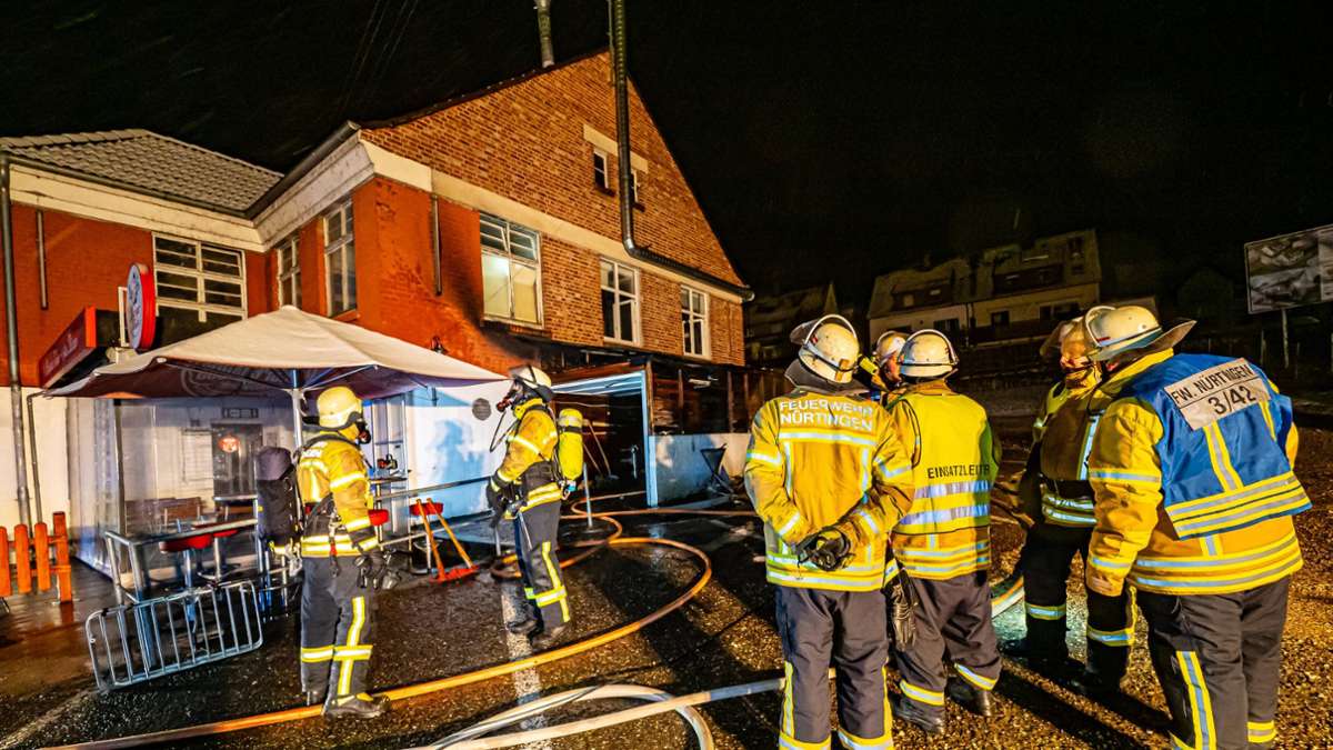 Die Feuerwehr konnte den Brand in Nürtingen schnell unter Kontrolle bringen.