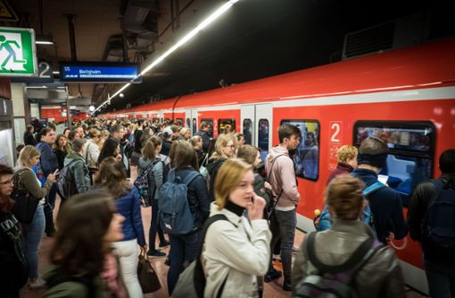 Gedränge in der S-Bahn: ein alltägliches Bild Foto: Lichtgut/Achim Zweygarth