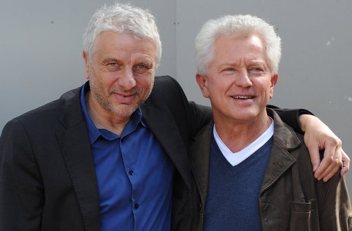 So fröhlich hat man das Duo Leitmayr (Udo Wachtveitl, links) und Batic (Miroslav Nemec) im Tatort „Die Wahrheit“ eher selten gesehen. Foto: dpa
