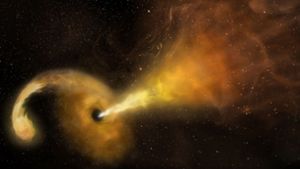 Schwarzes Loch verschlingt kompletten Stern