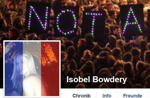 Die 22-jährige Isobel Bowdery erzählt auf Facebook, wie sie den Terroranschlag in Paris nur knapp  überlebte. Foto: Screenshot / Facebook