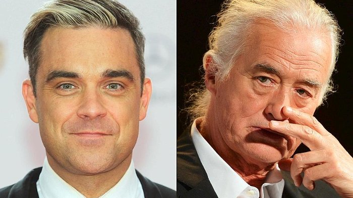 Robbie Williams zankt mit Jimmy Page 