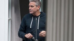 George Clooney dreht einen neuen Film - in Goslar. Foto: dpa