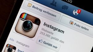 Der zu Facebook gehörende Fotodienst Instagram ändert seinen Algorithmus Foto: dpa