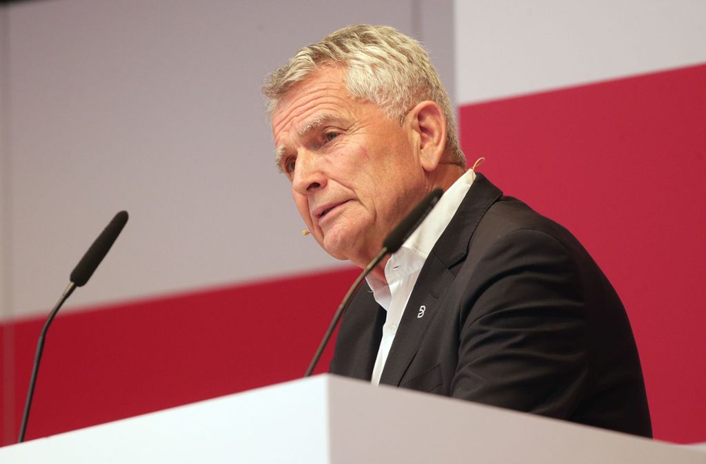 Wolfgang Dietrich ist nach fast drei Jahren nicht mehr Präsident des VfB Stuttgart. Foto: Pressefoto Baumann