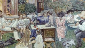 Der Garten als Rückzugsort – auch in der Kunst wie  in Pierre Bonnards „Familie Terrasse“ von 1912 Foto: Staatsgalerie Stuttgart