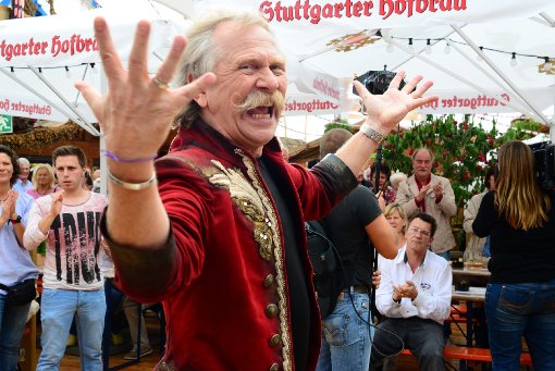 Die Höhner rocken das Almhüttendorf auf dem Cannstatter Volksfest. Foto: www.7aktuell.de |