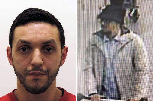 Mohamed Abrini soll den Ermittlern zufolge der gesuchte „Mann mit Hut“ auf dem Brüssler Flughafen sein. Ein Überwachungsvideo zeigt ihn zwei Tage vor den Pariser Attacken zusammen mit dem einzigen Überlebenden der Anschlagskommandos, Salah Abdeslam. Foto: AFP