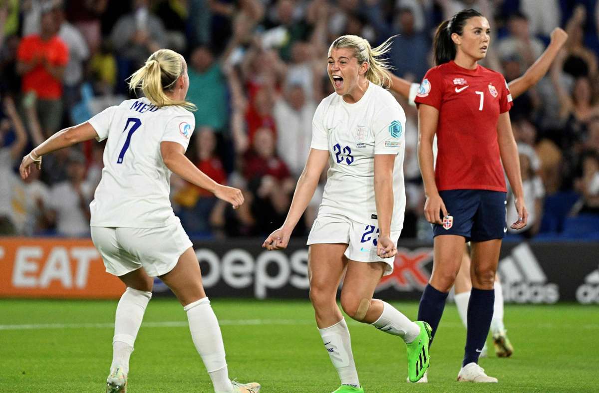Fußball-EM der Frauen 80! England deklassiert Ex-Weltmeister Norwegen
