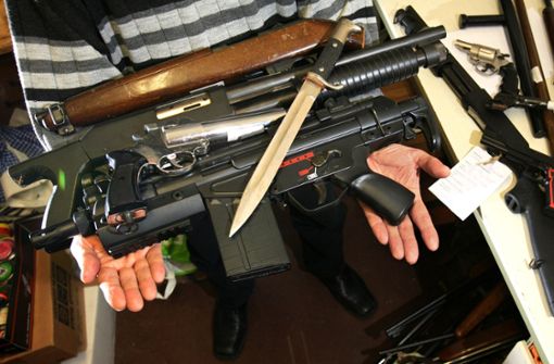 Die Bundesregierung will mit der Amnestie die Anzahl der illegal zirkulierenden Waffen verringern. Foto: dpa