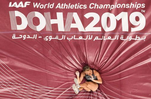 Weich gebettet bei der Leichtathletik-WM in Doha – das war zu Beginn nicht jeder. Foto: AFP/Antonin Thuillier