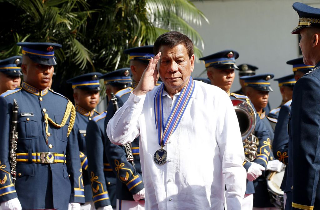 Der philippinische Staatschef Rodrigo Duterte hat in der Vergangenheit auch den Papst beschimpft. Foto: AP
