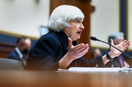 Finanzministerin Janet Yellen warnt vor der Zahlungsunfähigkeit. Foto: dpa/Al Drago