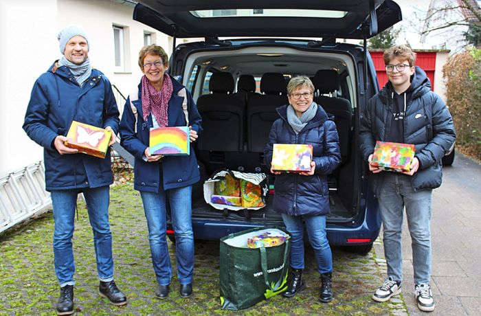 Liebevolle Idee in Riedenberg: Bunte Boxen als kleiner Trost für trauernde Eltern