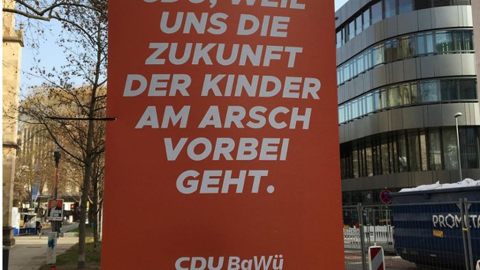 Gefälschte CDU-Wahlplakate aufgetaucht