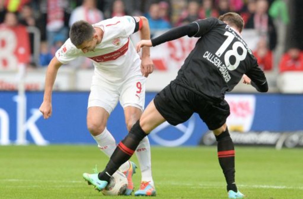 VfB Stuttgart gegen FC Augsburg.