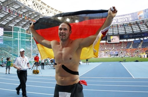Robert Harting wird in Peking nicht für Deutschland an den Start gehen. (Archivfoto) Foto: AP
