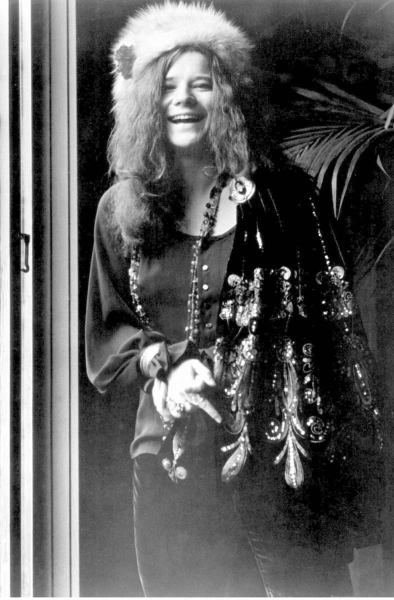 Janis Joplin war auch für ihre Hippie-Outfits berühmt