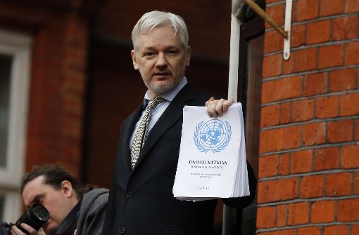 Ein Foto des Wikileaks-Gründers aus dem Jahr 2016. Foto: AP