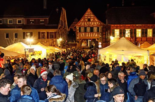 Der Höpfigheimer Weihnachtmarkt findet am 22. Dezember statt. Foto: Archiv (avanti)