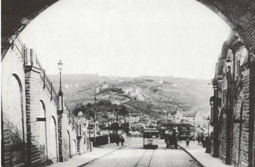 Blick aus dem Schwabtunnel in Richtung Degerloch vor mehr als 100 Jahren. Foto: /privat