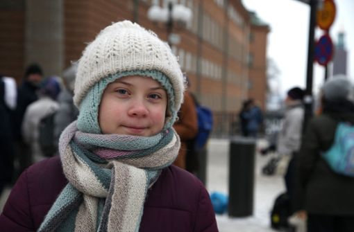 Greta Thunberg wird 17 Jahre alt. Foto: dpa/Steffen Trumpf