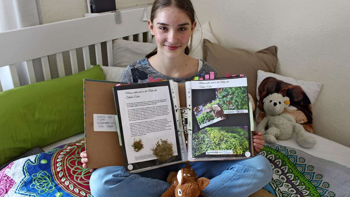 Preisträgerin aus Dürrlewang: Mehr als 120 Seiten über einen Baumriesen