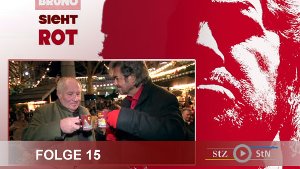 Für die 15. Folge von Bruno sieht rot hat sich Bruno Stickroth auf dem Stuttgarter Weihnachtsmarkt mit Ex-VfB-Spieler Buffy Ettmayer getroffen. Hier sind ... Foto: SIR