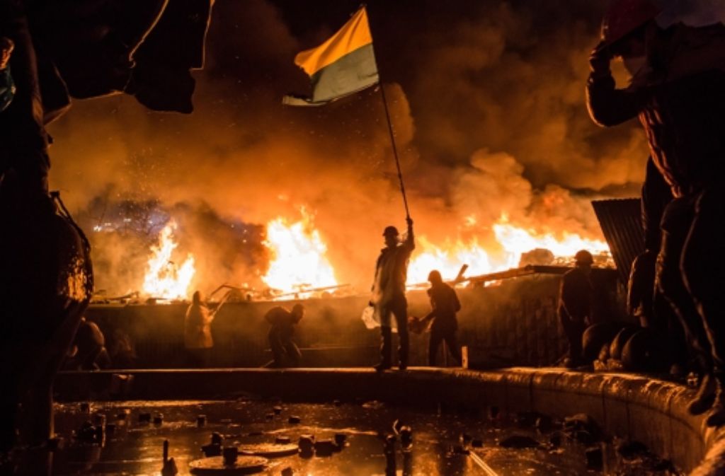Bei den Straßenschlachten in Kiew kamen mehr als ein Dutzend Menschen ums Leben, darunter Polizisten.
