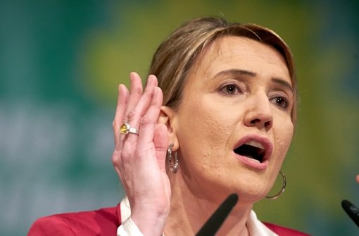Simone Peter, Bundesvorsitzende der Partei Bündnis 90/Die Grünen, kritisiert die Flüchtlingspolitik der Bundesregierung heftig. Foto: dpa