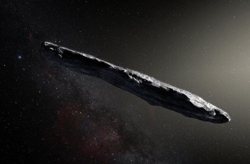 Interstellare Objekte wie der zigarrenförmige Gesteinsbrocken Oumuamua könnten das Wachstum neuer Planeten beschleunigen. Foto: M. Kornmesser/dpa